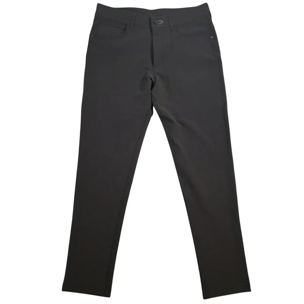 Public Rec Pants Men 28/30 Black 5 Pocket‎ Straight Performance Athleisure Golf